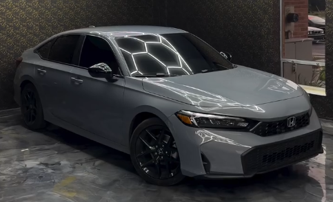 Sedan after window tint