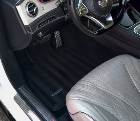 Car interior after deep clean