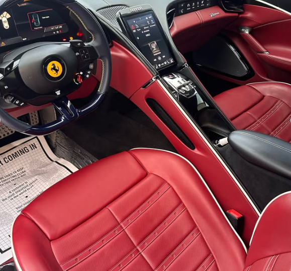 Car interior after full detail