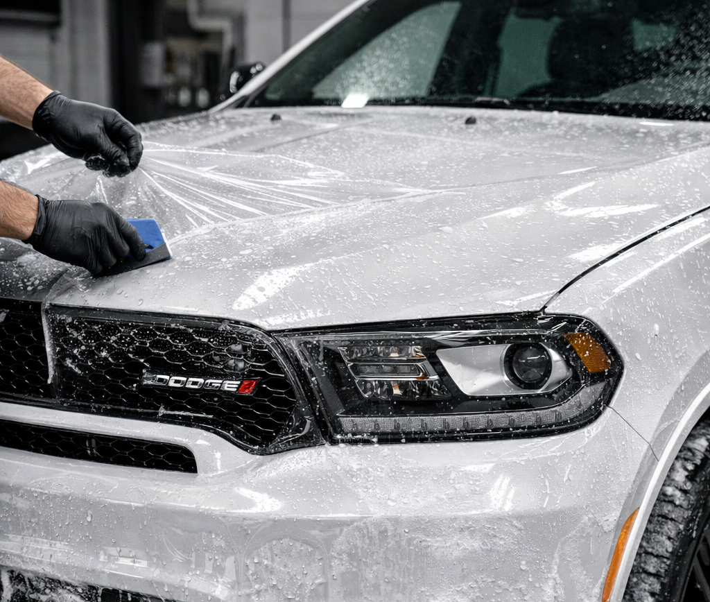 SUV with PPF on front