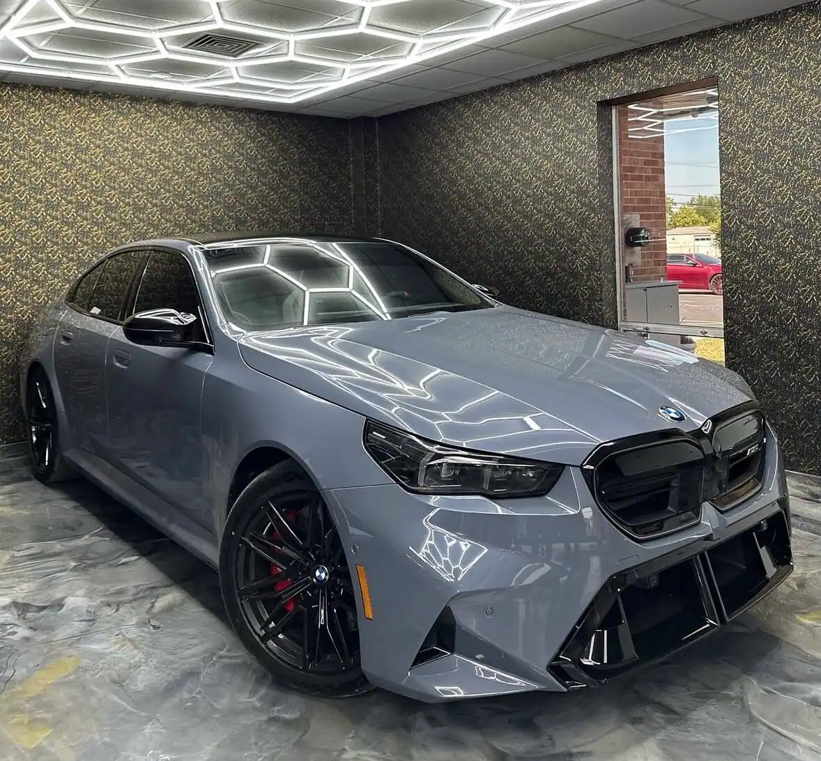 Window tinting and ceramic coating on a sedan at RT Auto Spa in Dayton OH